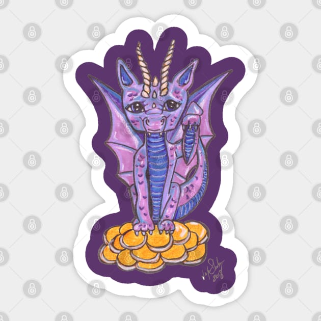 Lucky Dragon Sticker by JenStedman73